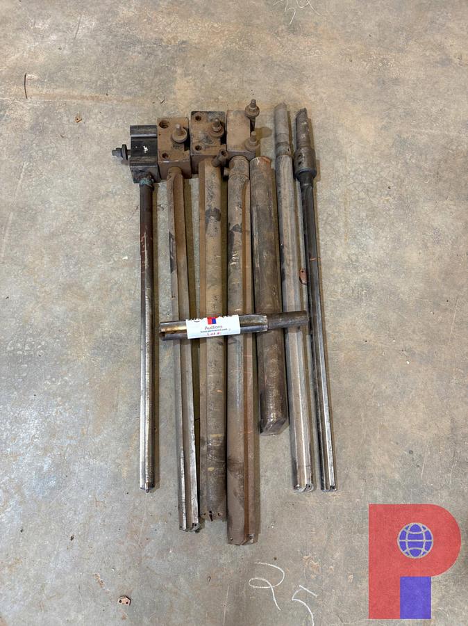 Used (8)ASSORTED BORING BARS FOR LATHE