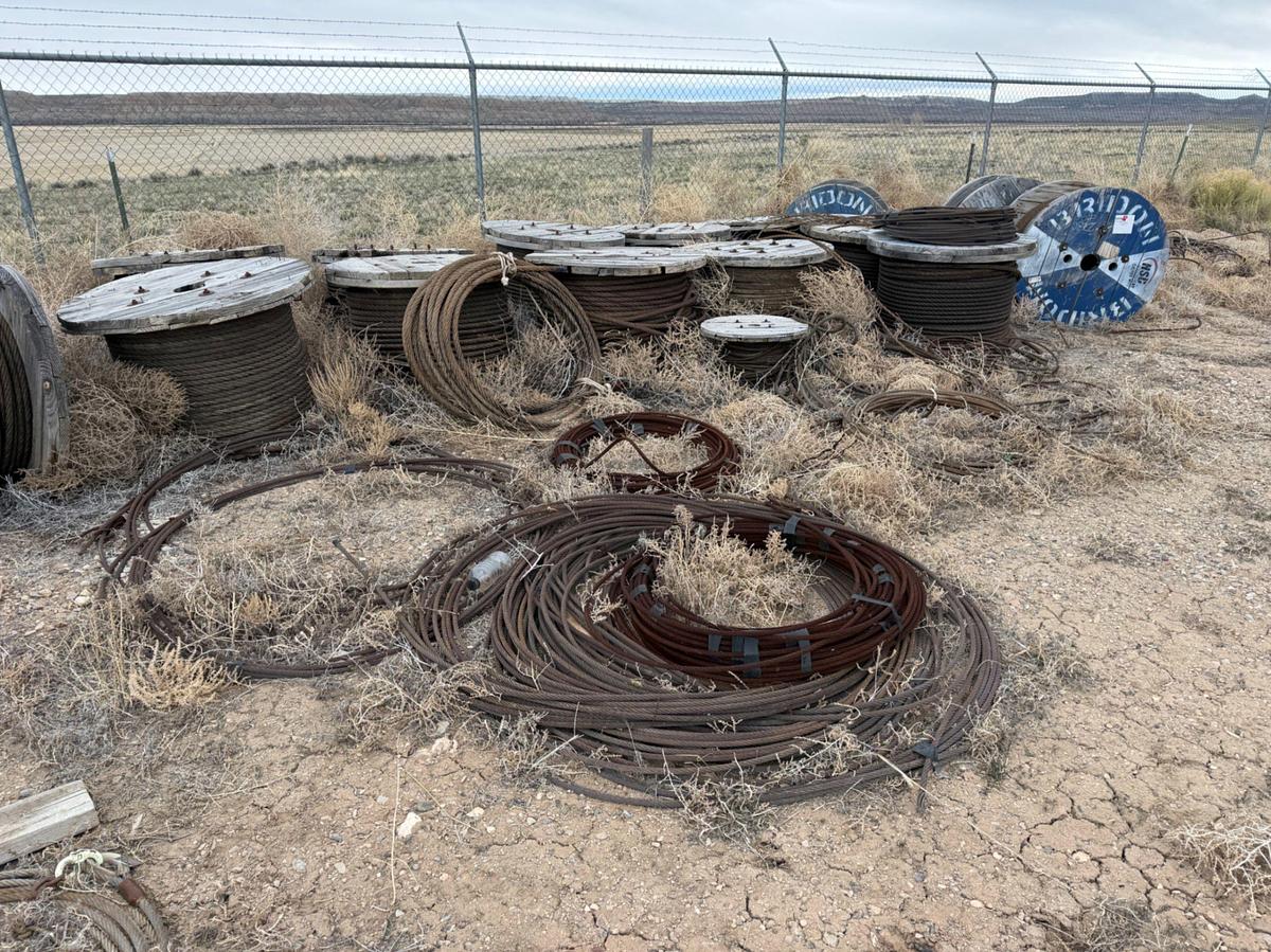 Used (16) spools of 1” Drill Line