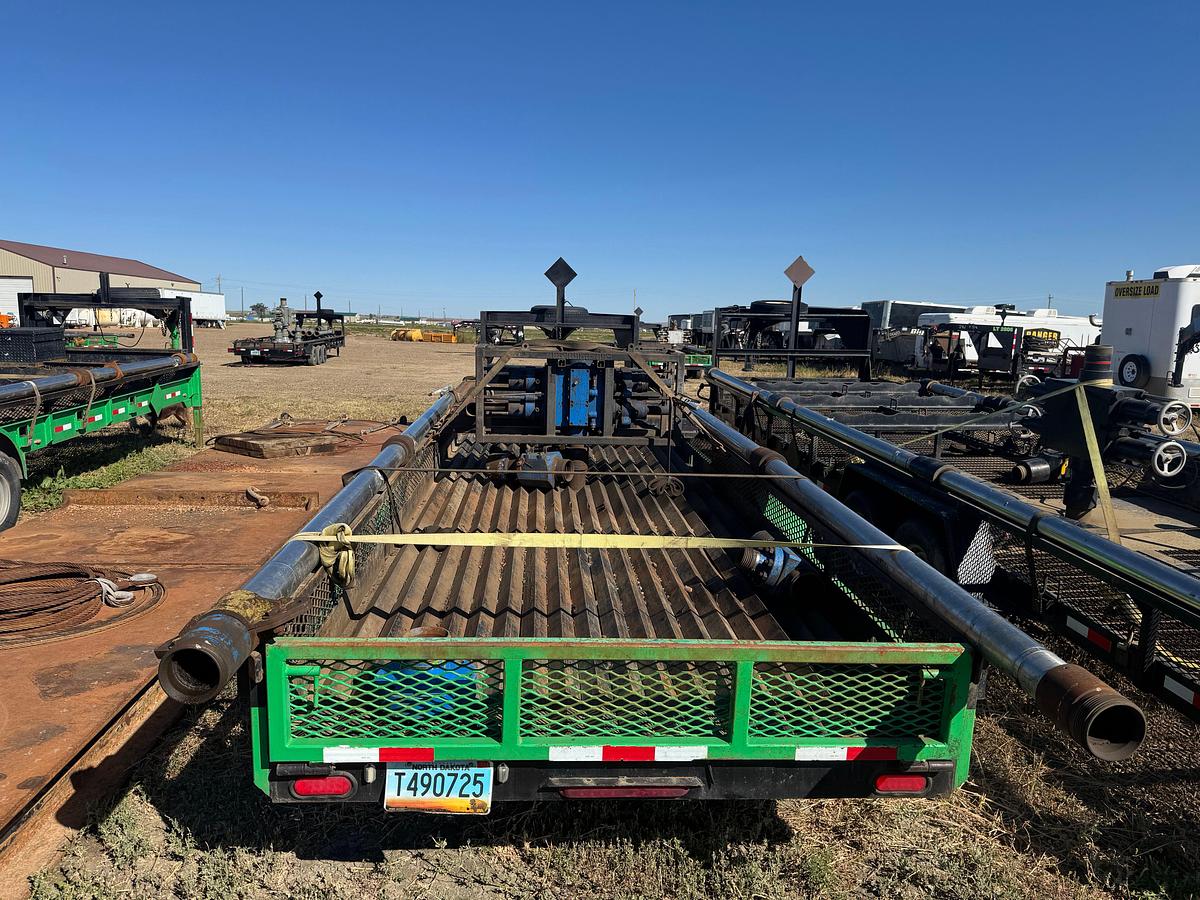 Used 2017 STEWART WIRELINE LUBRICATOR WITH BOP TRAILER