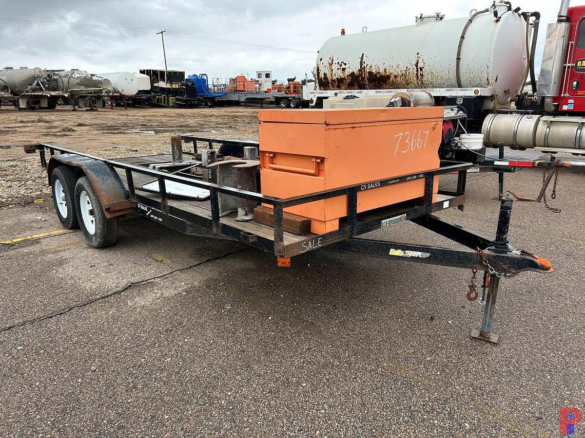Used 2012 DOOLITTLE TRAILERS 16’ T/A BUMPER PULL TRAILER