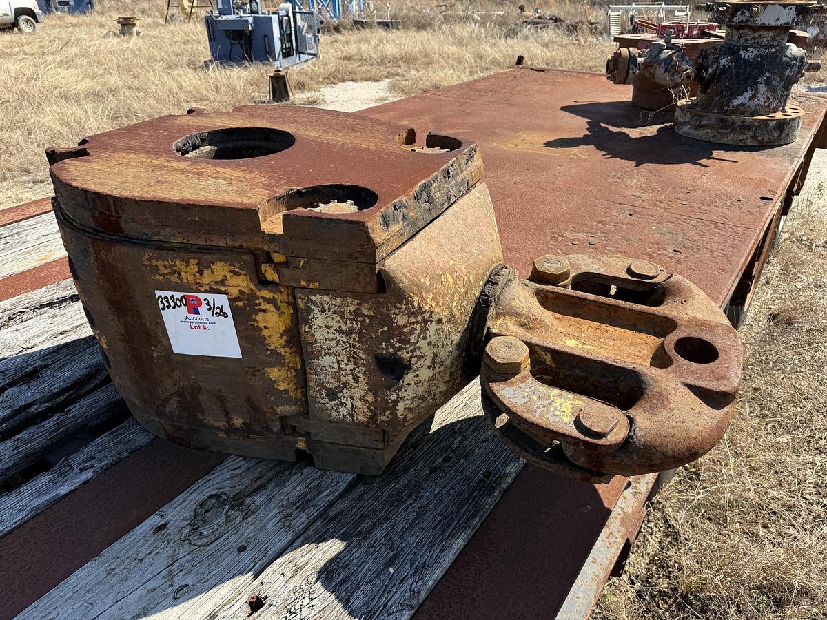 Used MCKISSICK 100-TON 24” 3-SHEAVE WELL SERVICE TRAVELING BLOCK