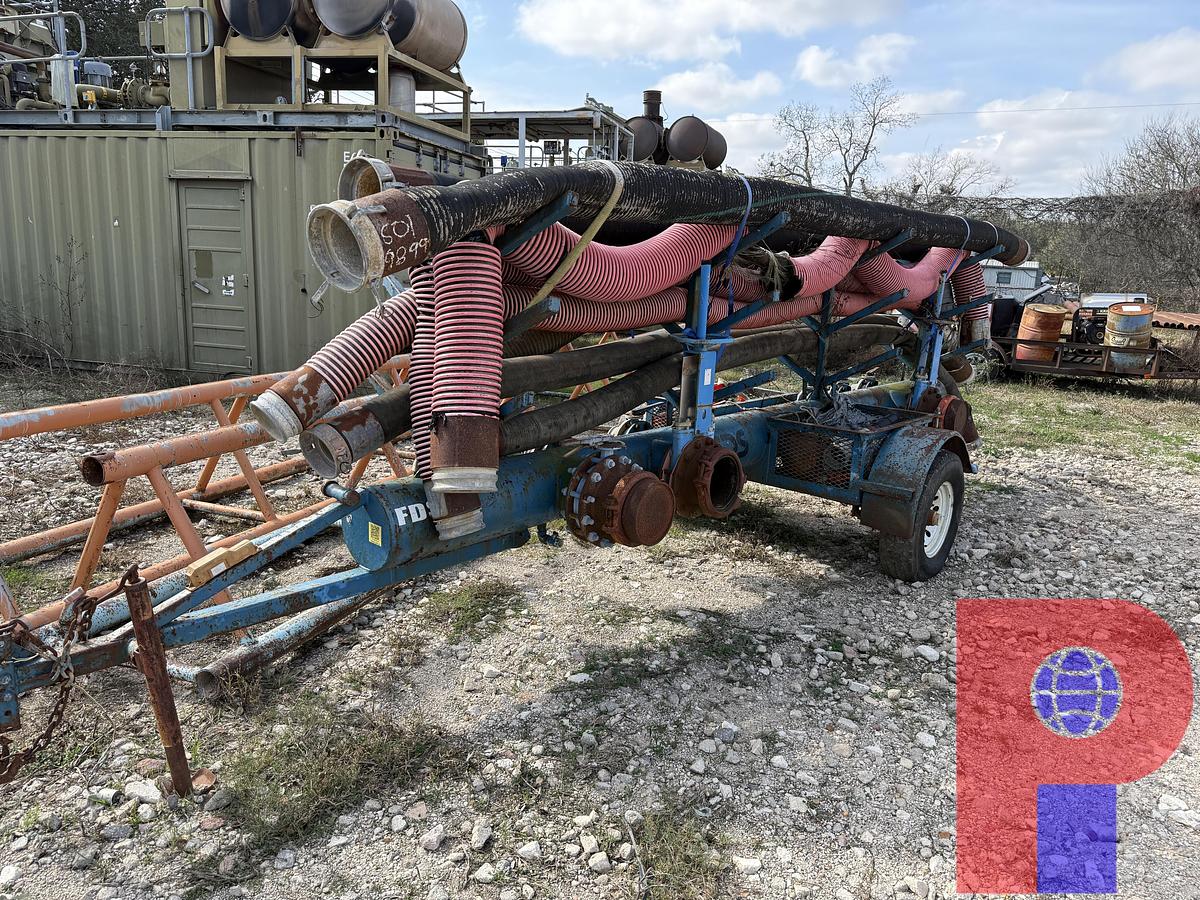 Used 20’ S/A BUMPER PULL W/ 12” WATER MANIFOLD TRAILER