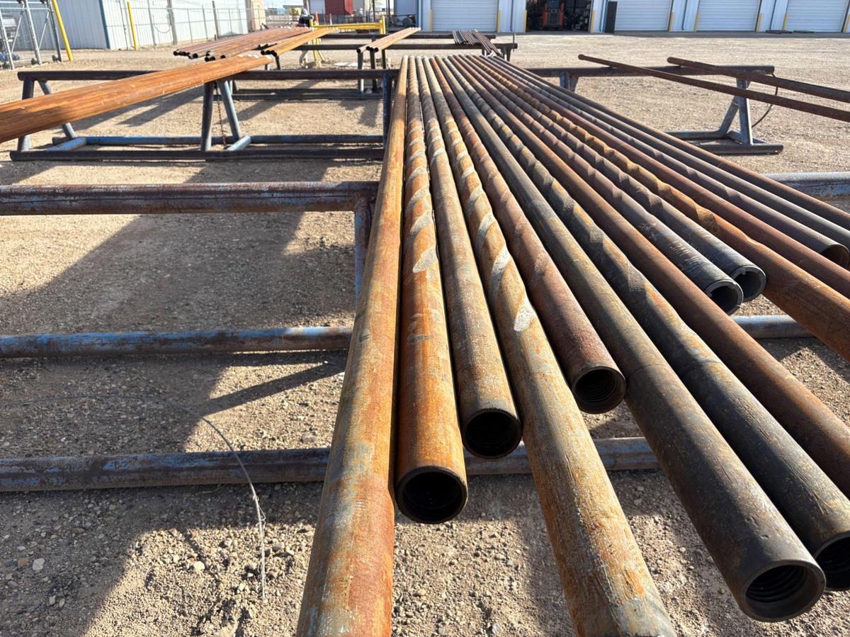 Used 3-3/8”OD X 1-7/8”ID X 30.03’L SPIRAL DRILL COLLAR W/ 2-3/8IF CONNECTIONS