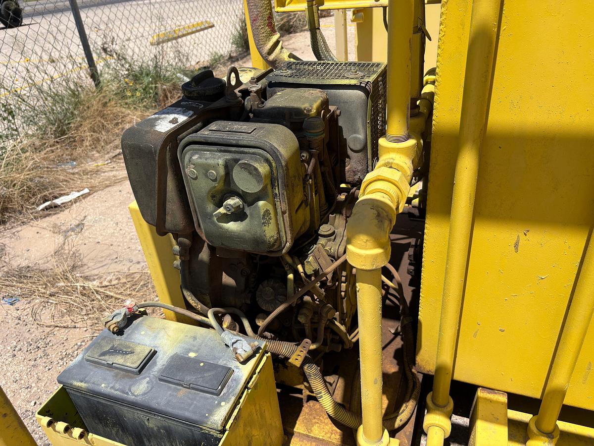 Used Meyer 4-station closing unit, skidded