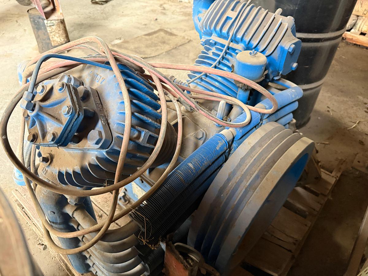Used GARDNER DENVER RECIPROCATING PISTON AIR COMPRESSOR PUMP