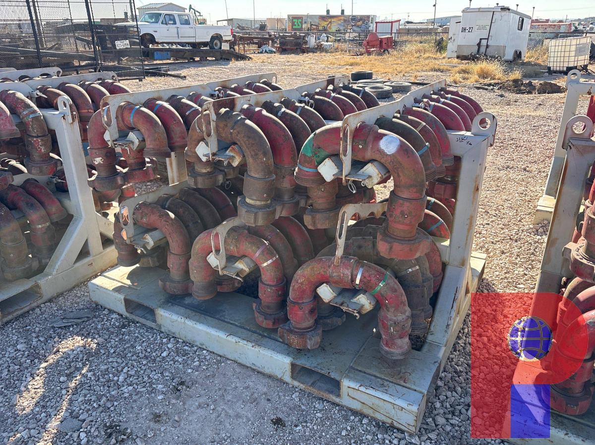 Used (48X$) 3” 1502 CHIKSANS W/ TRANSPORT RACK