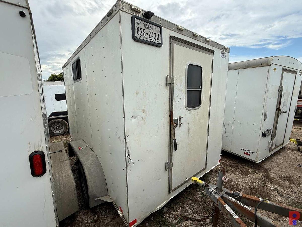 Used 2018 TEAM SPIRIT TRAILERS 12’ T/A BUMPER PULL CREW / DOGHOUSE TRAILER
