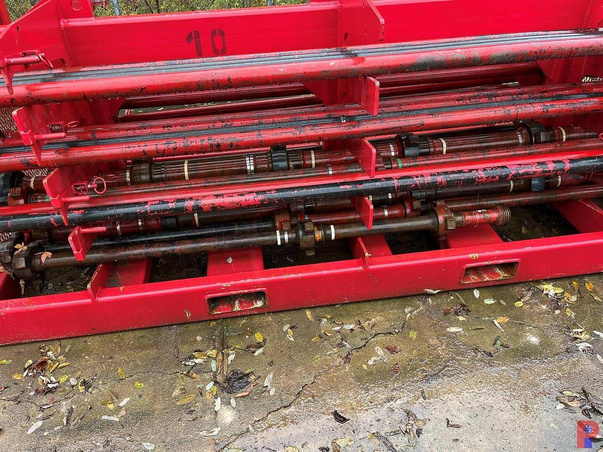 Used (43) JTS. OF TESTED 2” & 3” 1502 15K WP FLOW IRON W/ TRANSPORT RACK