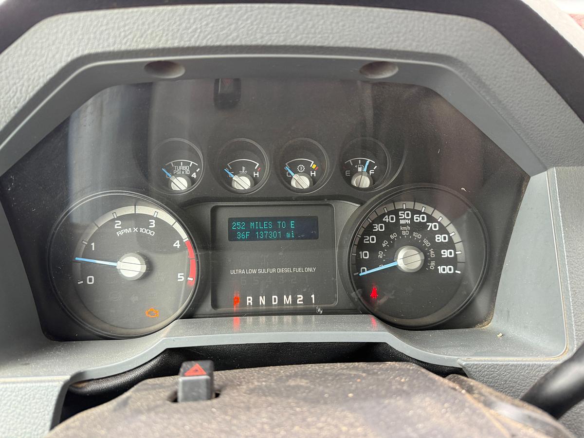 Used 2012 FORD F-350 XL 4X4 FLATBED CREW TRUCK