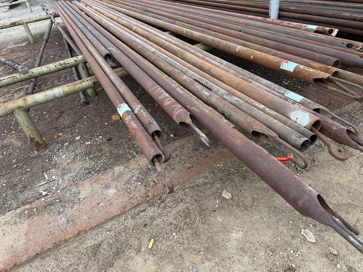 Used (11) 1-1/2” THRU 4” BAILERS & SAND PUMPS