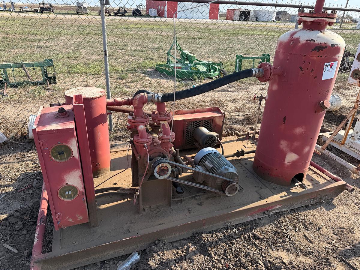 Used (3) SKIDDED AIR COMPRESSOR STATIONS INCOMPLETE F/ PARTS