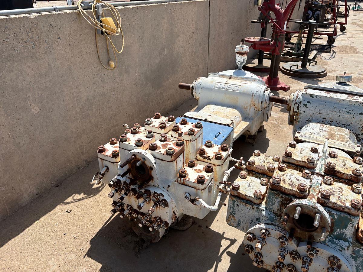 Used Gaso 1500 series 2-1/2 — 5x10 duplex pump
