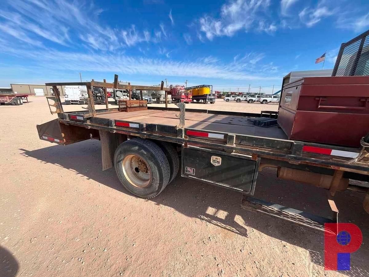 Used 2007 INTERNATIONAL  DURASTAR 4200 S/A DAYCAB FLATBED TRUCK (INOPERABLE)