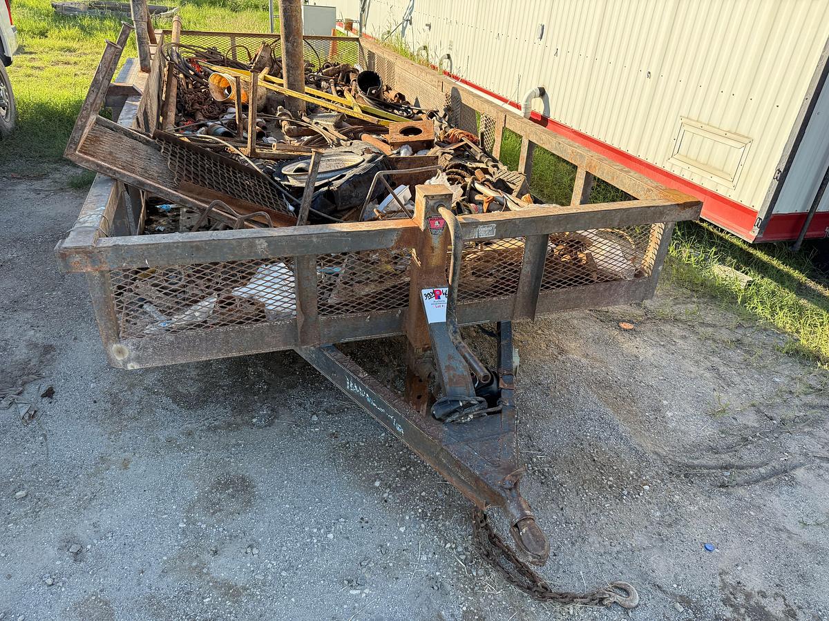Used 2008 TEXAS BRAGG 18’ X 82” T/A BP UTILITY BOP TRAILER