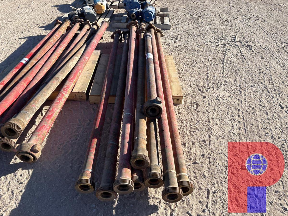 Used (9x$) (8 jts) 3” x 10’ & (1) 3” x 6” 1502 flow iron