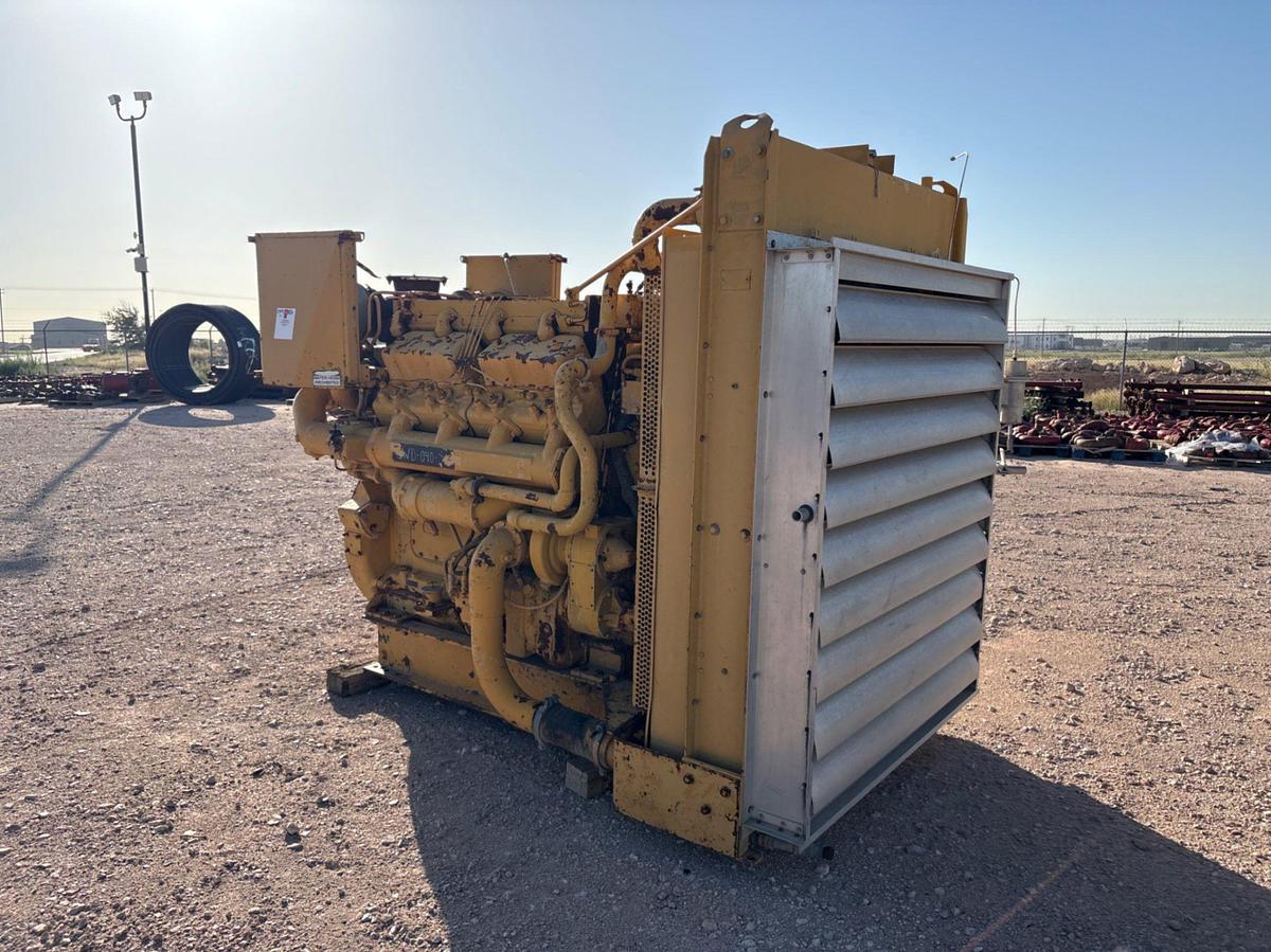 Used Cat D379 PCTA diesel engine w/ radiator
