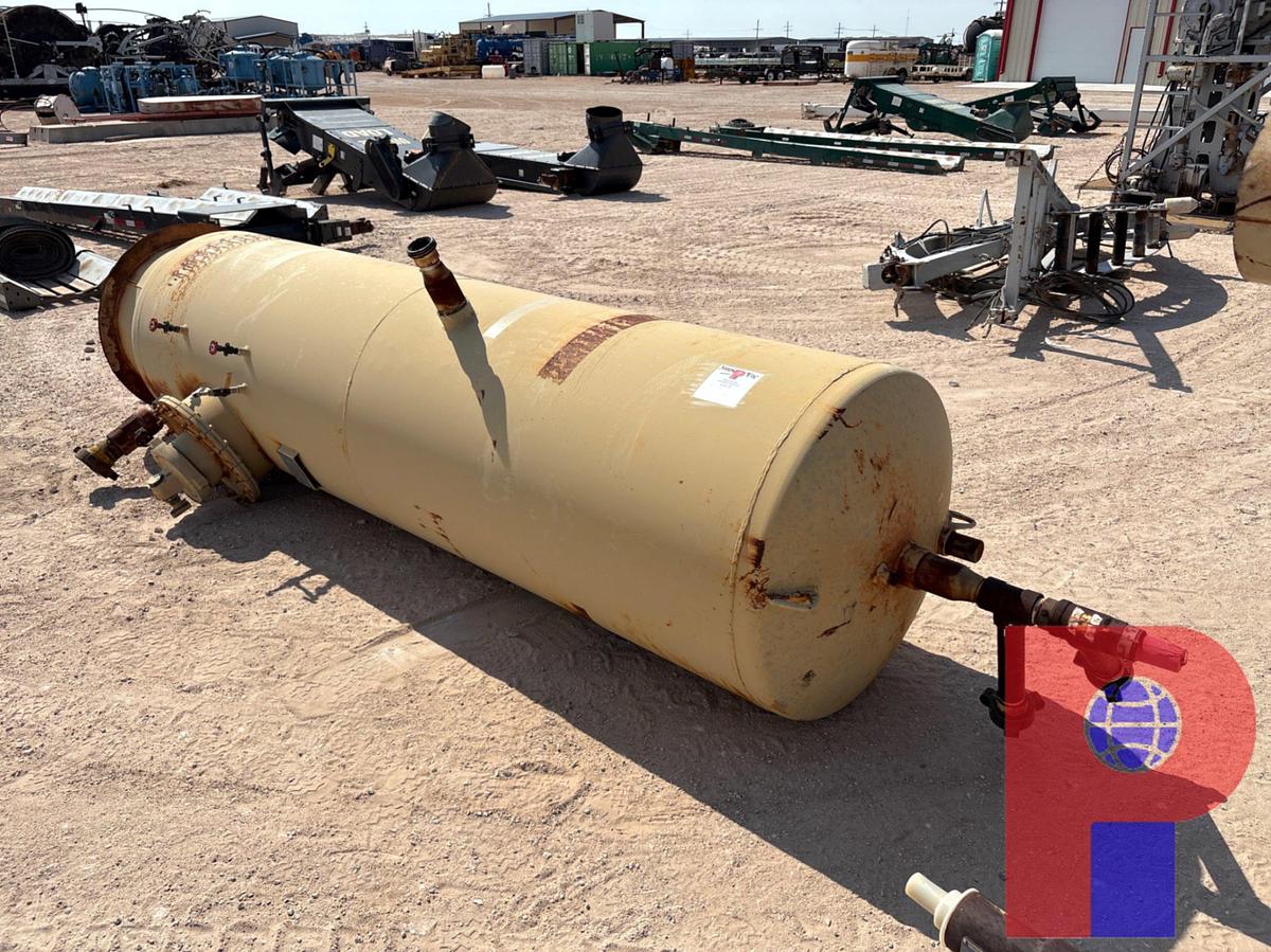 Used ENERTECH 10’ X 36” 125PSI VERTICAL SEPARATOR