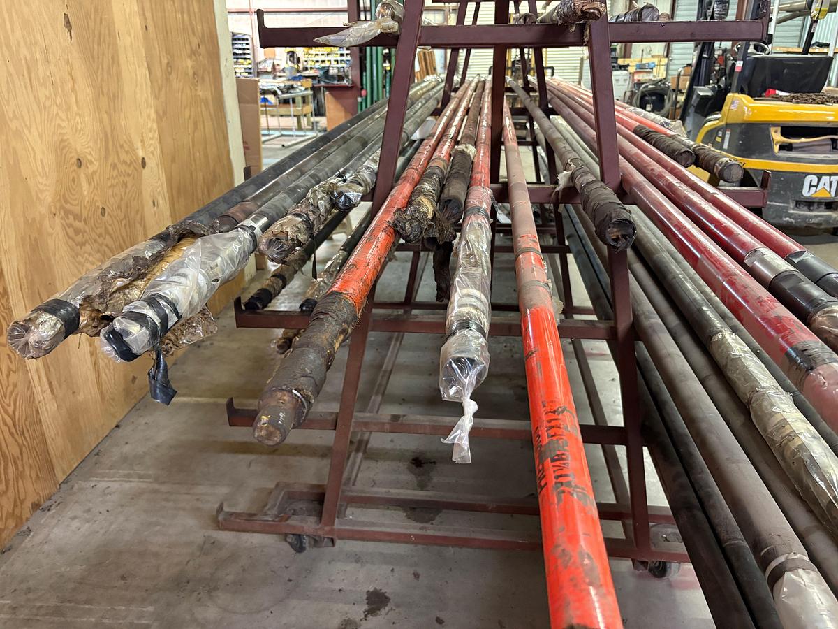 Used 2” x 1-1/2” x 16’, 5’ MTL PLGR, CS BBL, ROD