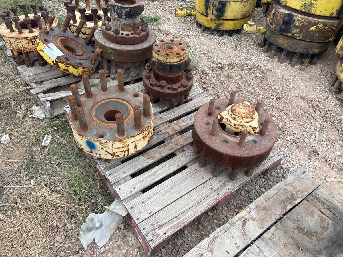 Used (6 pallets) assorted size DSAs, 3” bore to 7” bore