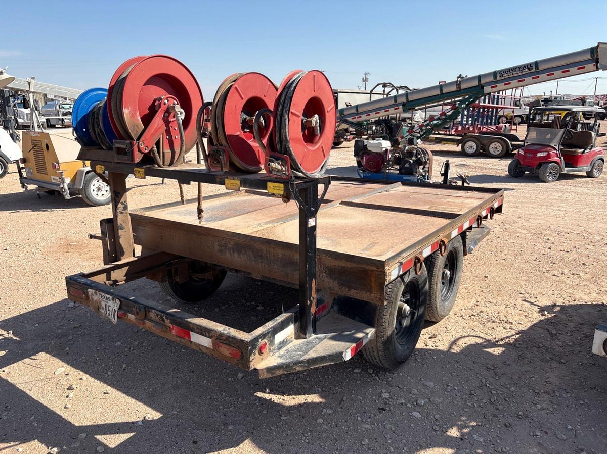 Used 2018 SAGE OIL VAC 12’ X 88” T/A BUMPER PULL LUBE TRAILER