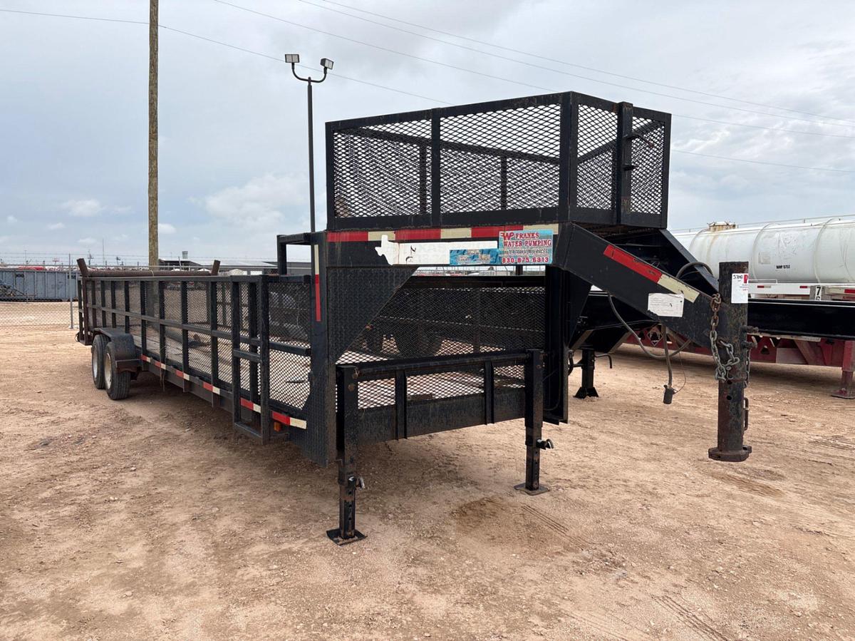 Used 2015 TEXAS PRIDE 30’ X 7’ T/A GOOSENECK TRAILER