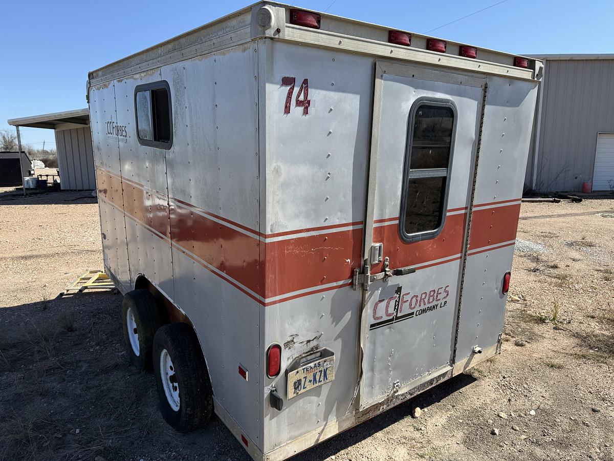 Used 12’ T/A BUMPER PULL DOGHOUSE TRAILER