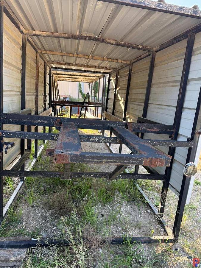 Used (2) 16’L X 76”W X 88” COOL DOWN TRAILER CANOPIES / ROOF TOPS