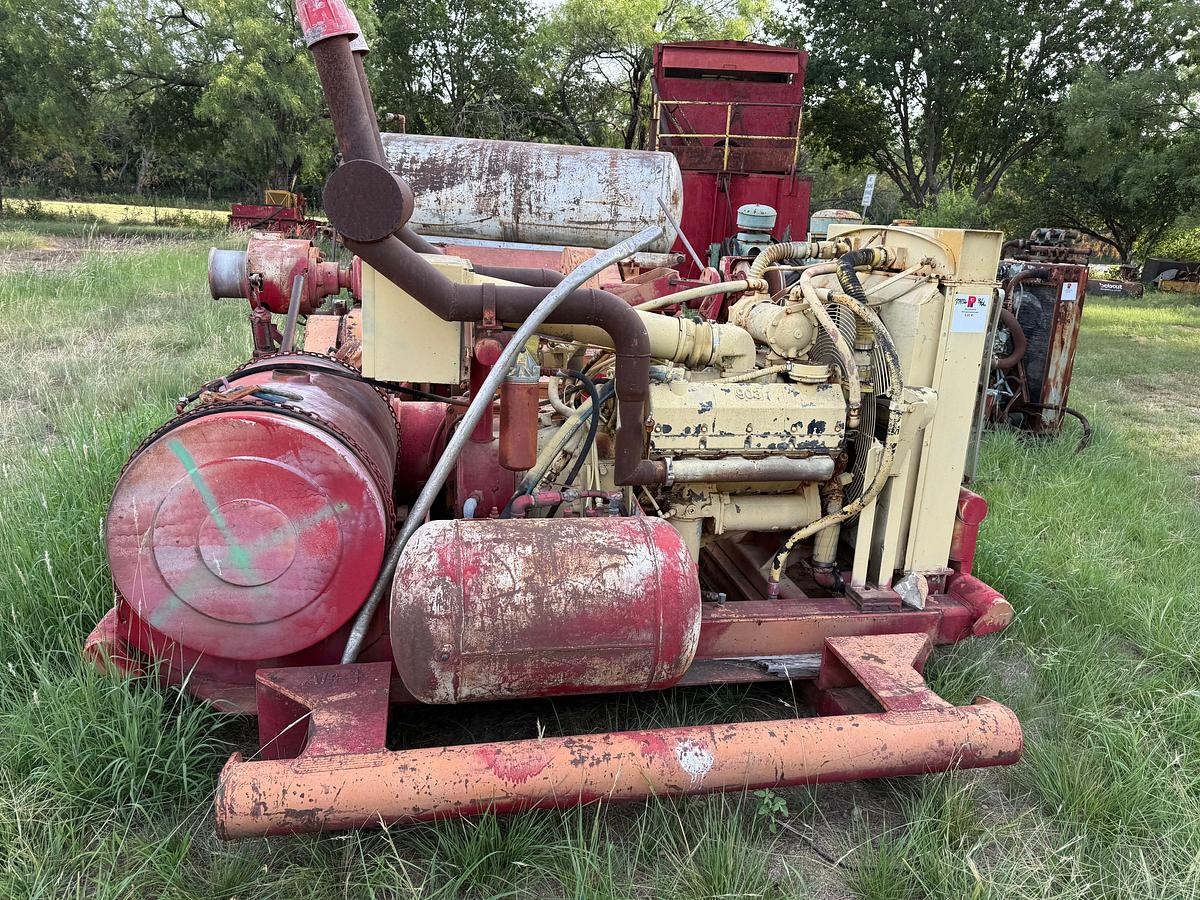 Used WILSON SD DRAWWORKS W/ AIR CLUTCH P/B CUMMINS 903 V8 DIESEL ENGINE