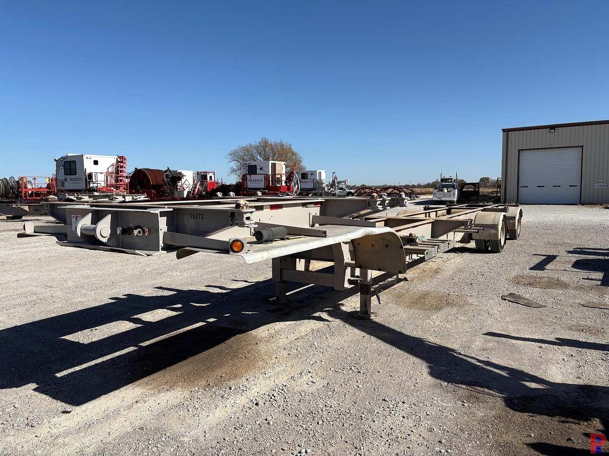 Used 2012 PEERLESS 47’ X 102” 2-AXLE PIN ON DROP DECK CT SUPPORT TRAILER