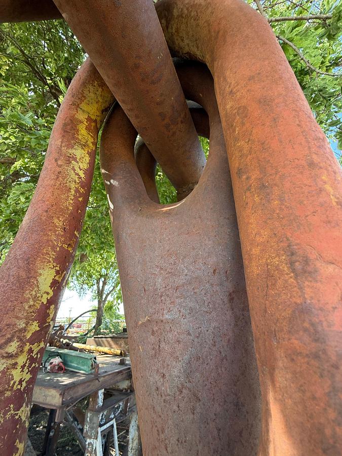 Used (2) 2.75” x 96” ELEVATOR LINKS