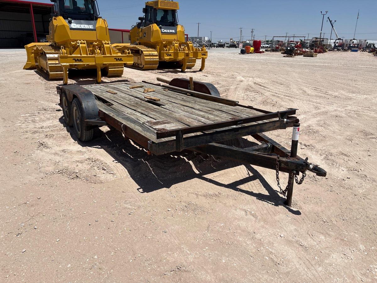 Used SHOPBUILT 16’ x 7’ T/A BUMPER PULL UTILITY TRAILER