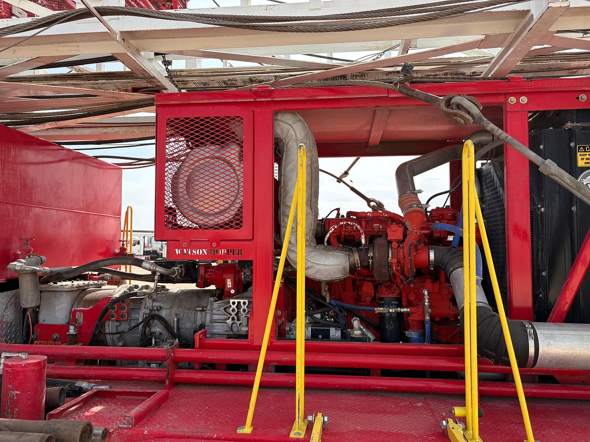 Used 2023 WATSON HOPPER GXHTA 550 SERIES 5-AXLE WELL SERVICE RIG (106'x300k MAST, FULLY TOOLED & CERTIFIED, FIELD READY)