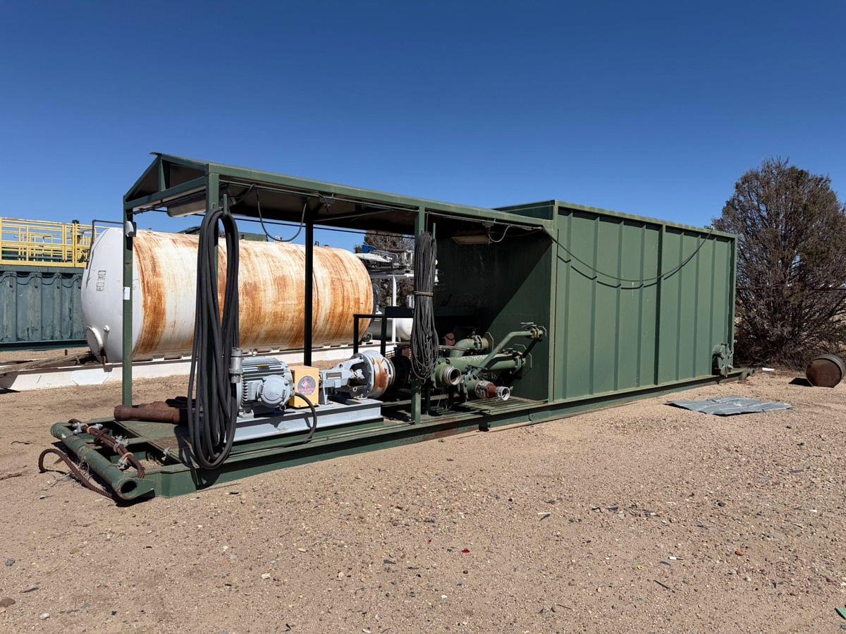 Used 180 bbl. Premix Tank Skid