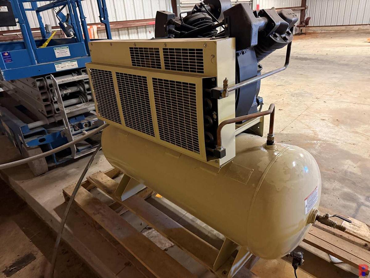 Used INGERSOLL RAND 7100E15-P 15HP/3PH/230V 120 GALLON SHOP AIR COMPRESSOR