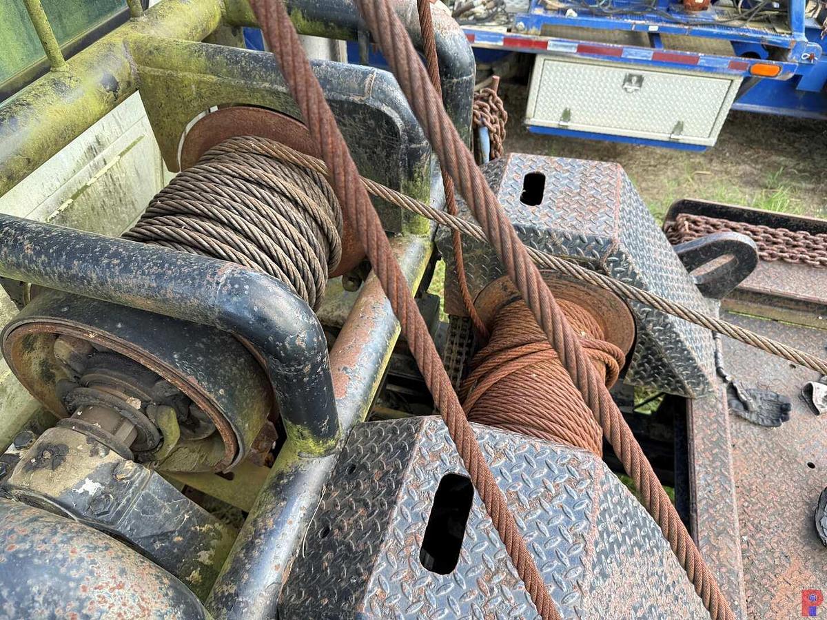 Used 2007 MACK CV713 T/A 65K GIN POLE WINCH TRUCK