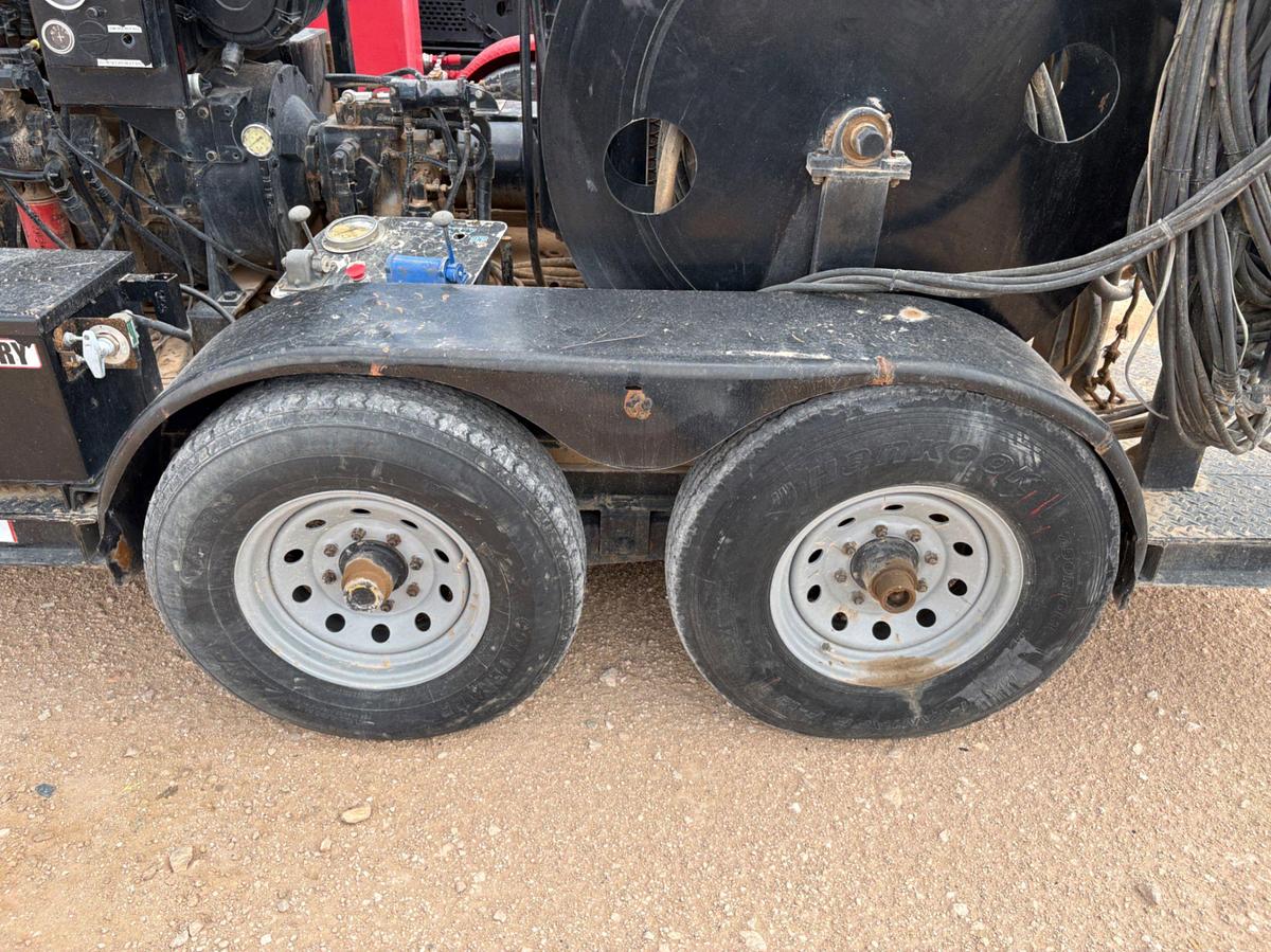 Used Bowen 2.5 85-ton power swivel unit mtd on t/a 2024 gooseneck trailer