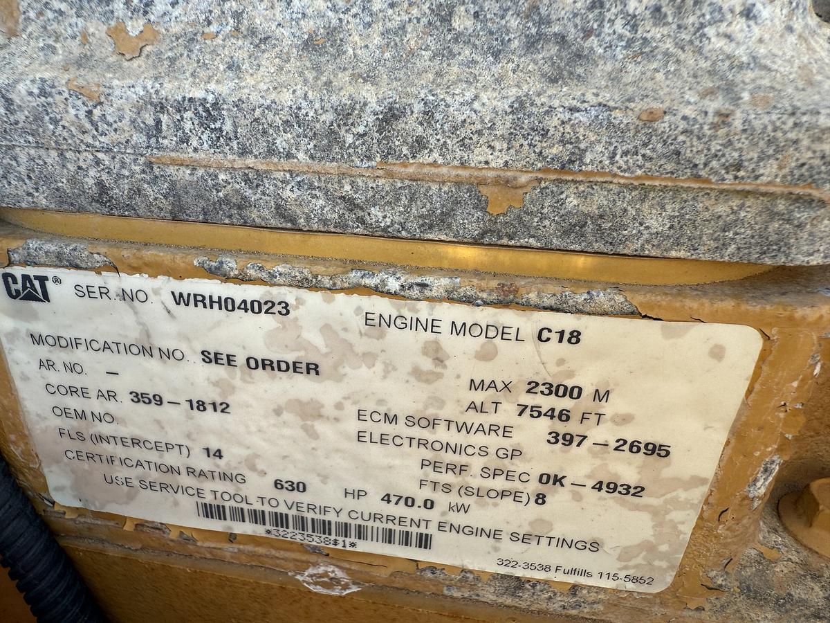 Used 2018 KERR T60 10K WP TRIPLEX WELL SERVICE PUMP P/B CATERPILLAR C18 630-HP, SKIDDED