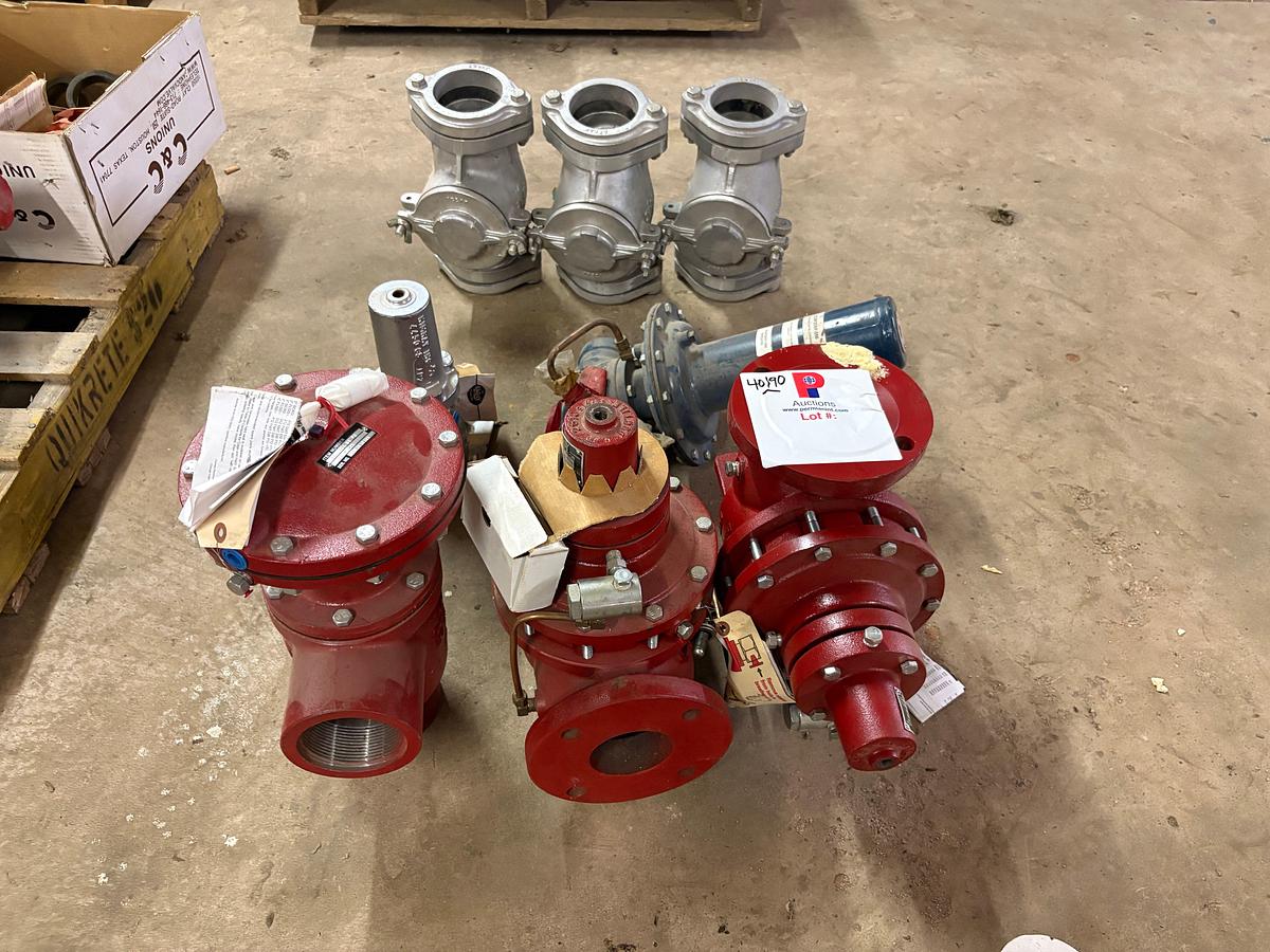 Used (7) assorted Kimray & jayco 3” valves