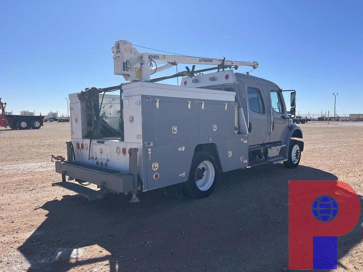 Used 2015 FREIGHTLINER M2 106 S/A CREW CAB SLICK LINE TRUCK