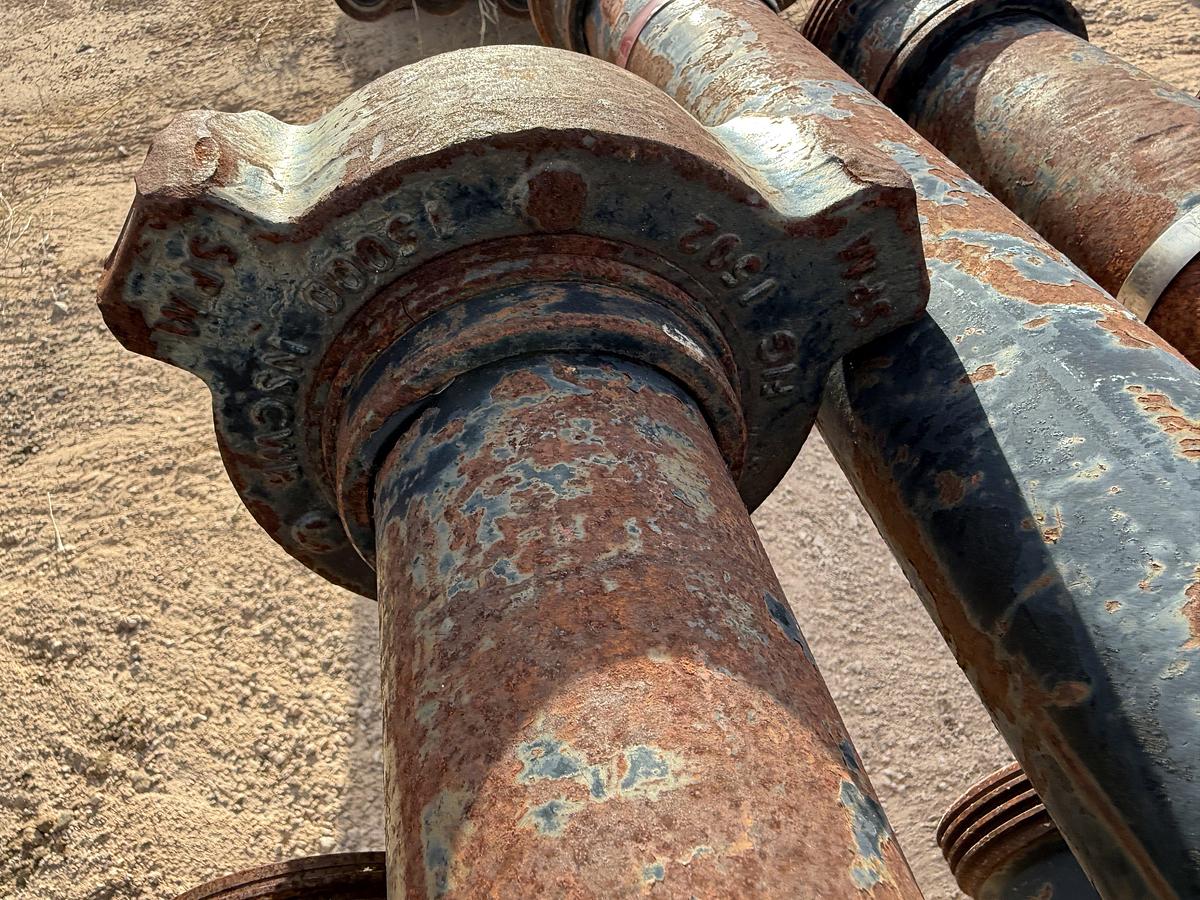 Used (26 X $) 3” X 15’L FIG 1502 15K WP FLOW IRON