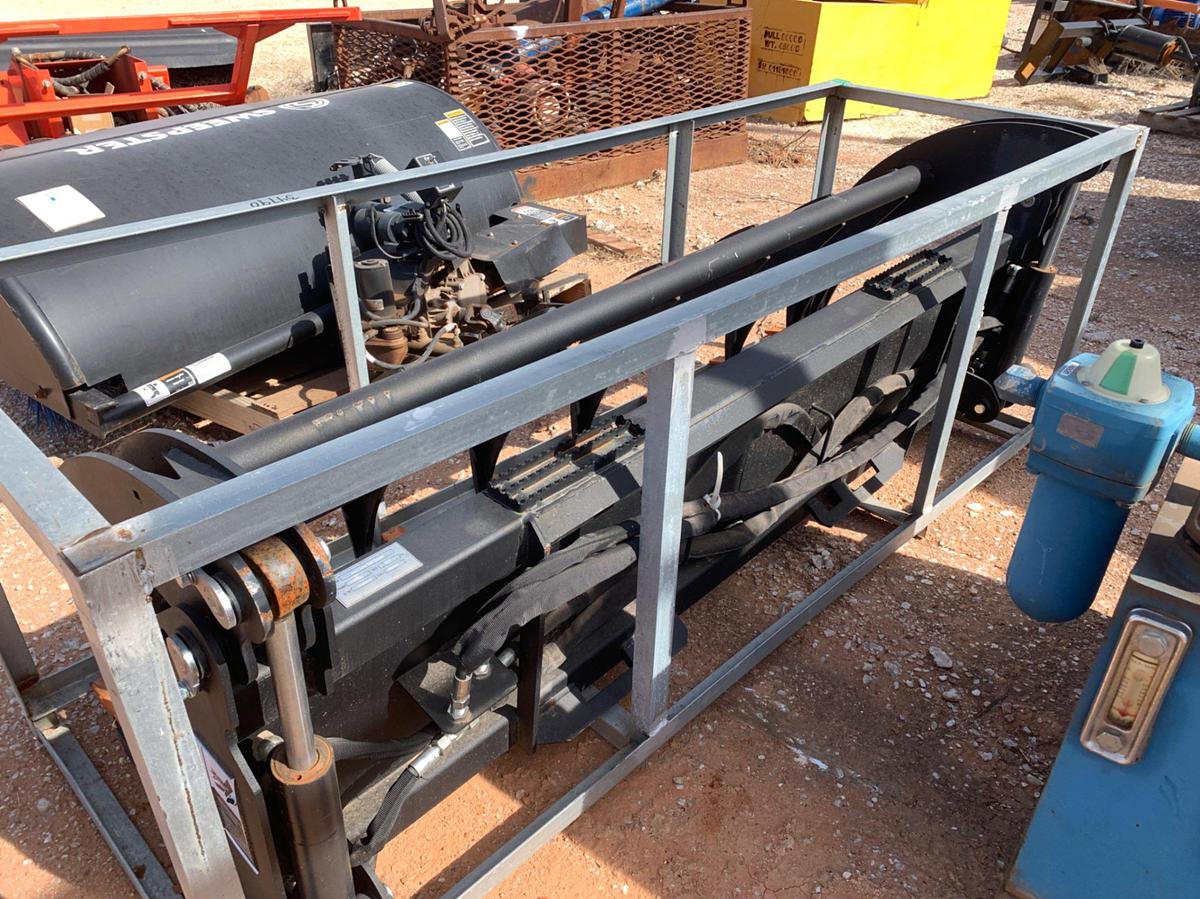 Used 78” Heavy Grass Fork Grapple for Skid Steer