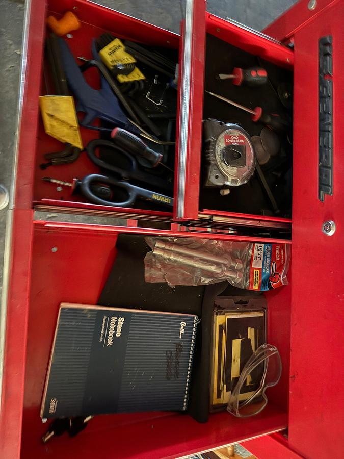 Used US GENERAL 5-DRAWER ROLLING TOOLBOX