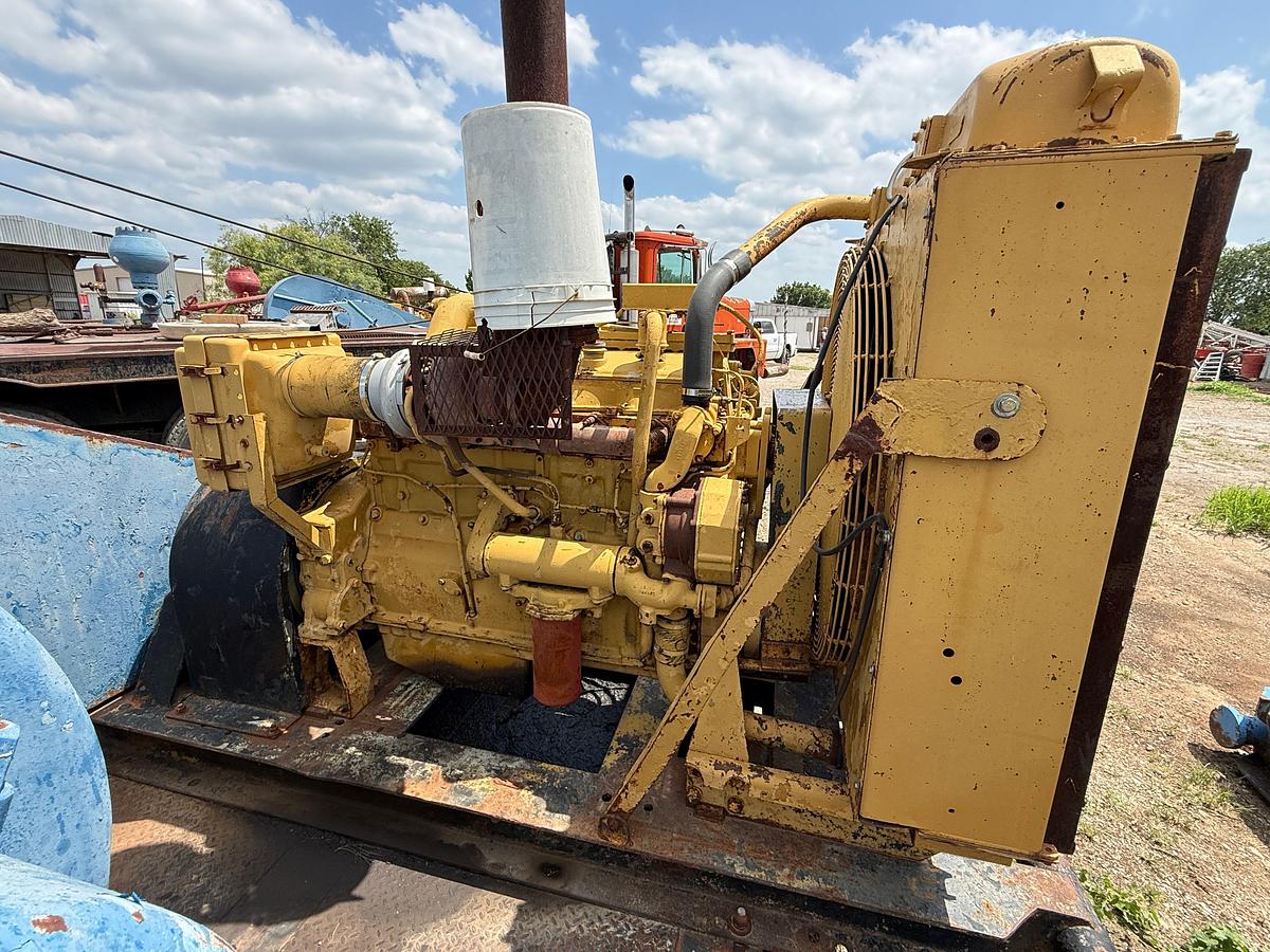 Used IDEAL C-250 DUPLEX MUD PUMP P/B CAT 3406TA, SKIDDED