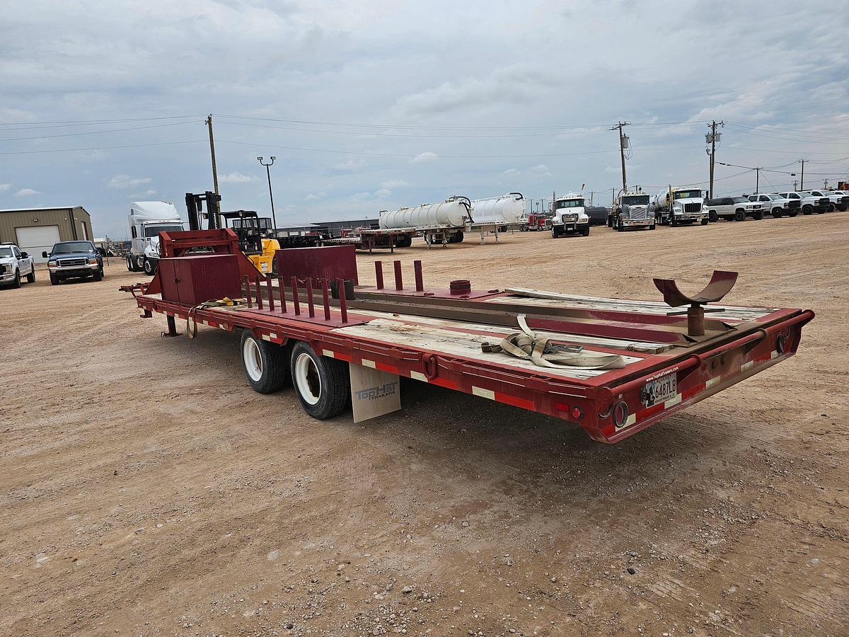Used 2014 TOP HAT TRAILERS 30’ X 102” T/A GOOSENECK TOOL TRANSPORT TRAILER