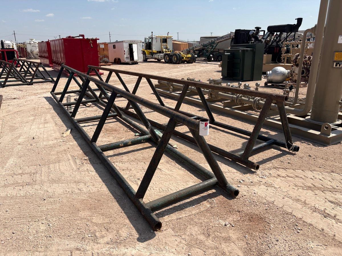 Used (2x$) 25’ x 36” triangle pipe racks