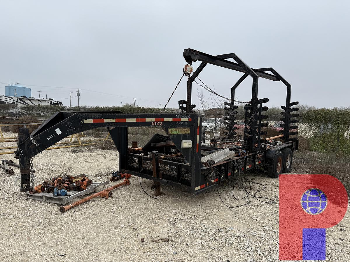 Used 2012 TRI-W 20’ T/A MONORAIL GOOSENECK TRAILER