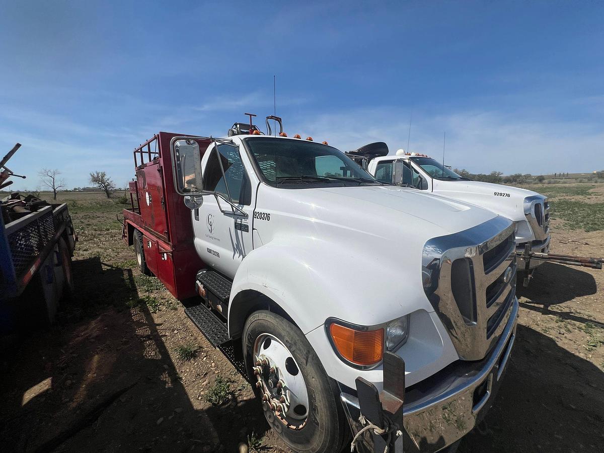 Used 2007 Ford F-650 Super Duty Truck W/ Tool Bed