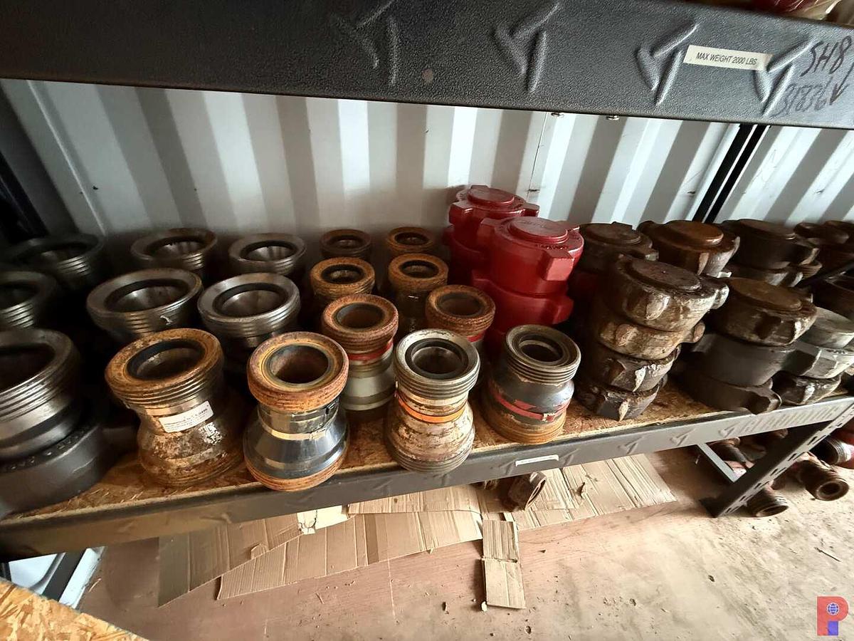 Used SHELF8- (17) 3”-4” FIG 1502 CROSSOVERS, (30) BULL PLUGS, SOME NEW