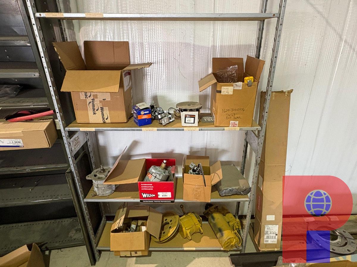 Used LOT OF ASSORTED CAT ENGINE PARTS, FUEL/OIL FILTERS, MOUNTING BRACKETS, ETC.