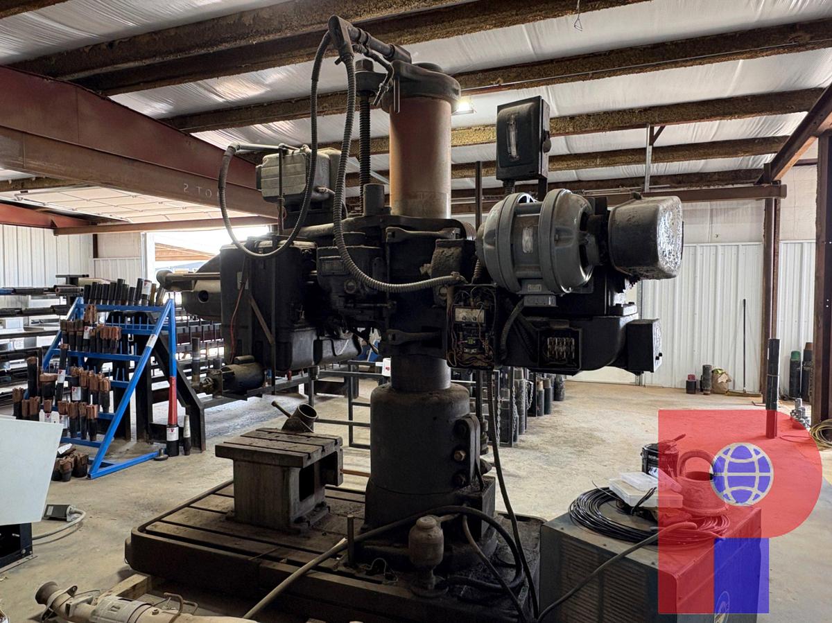 Used CARLTON 4’ ARM ON 13”COL RADIAL ARM DRILL